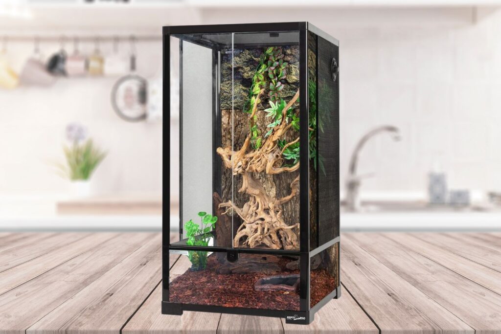 repti zoo reptile glass tank