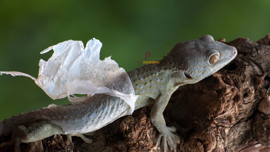 a tokay gecko shedding
